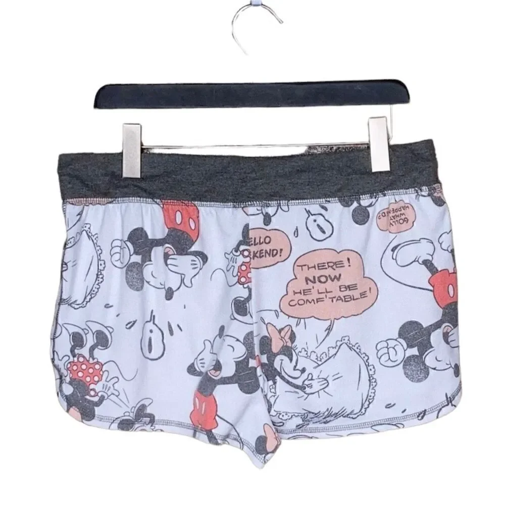 Disney PJ Shorts Woman’s Size L - Picture 2 of 7